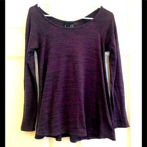 ULTRA FLIRT purple swing top